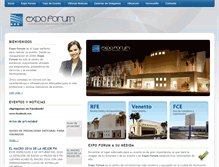 Tablet Screenshot of expoforum.com.mx